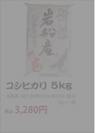 新潟岩船産・コシヒカリ